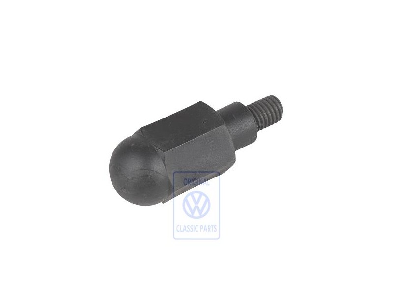 VW Original Butee Caoutchouc Noir Satine - 443723537 01C