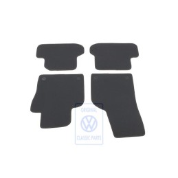 VW Original 1 Serie Tapis Noir/Orbitblue - 5C1863011AKHFL