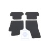 VW Original 1 Serie Tapis Noir/Orbitblue - 5C1863011AKHFL
