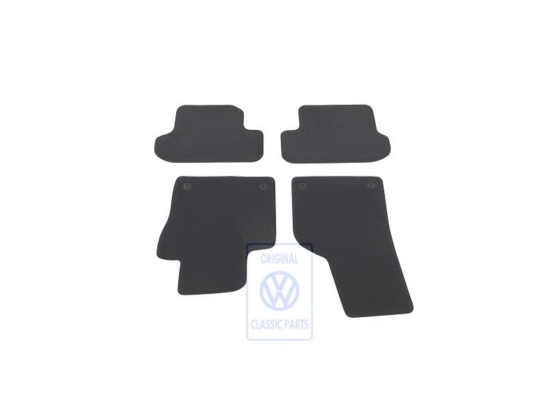 VW Original 1 Serie Tapis Noir Titane/Noir/Sioux - 5C1863011C AMQ