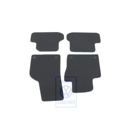 VW Original 1 Serie Tapis Noir Titane/Gris Art - 5C1863011C ISR