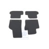 VW Original 1 Serie Tapis Noir Titane/Orange - 5C1863011C KMX