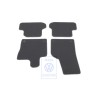 VW Original 1 Serie Tapis Noir Titane/Gris Art - 5C1863011H BCW
