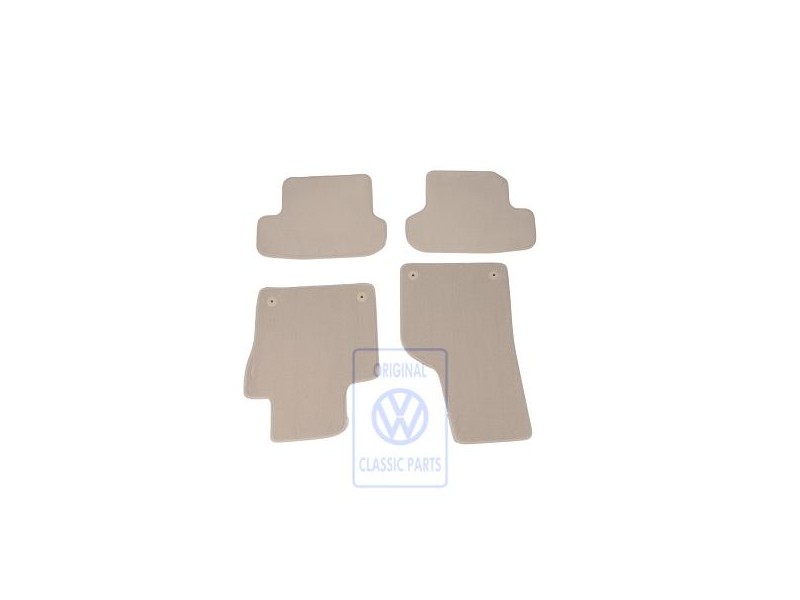 VW Original 1 Serie Tapis Beige Nutria - 5C1863011P ICK