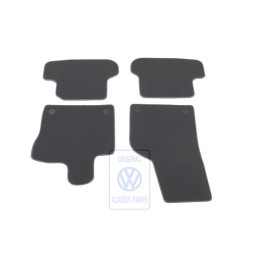 VW Original 1 Serie Tapis Noir Titane/Gris Art - 5C1863011S BCW