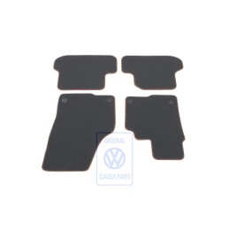 VW Original 1 Serie Tapis Noir Titane/Brun Ambre - 5C2863011B ADF