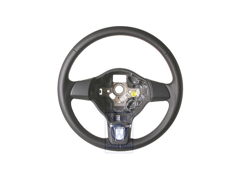 VW Original Volant De Direction (Cuir) Rouge Murano - 5K0419091J LMD