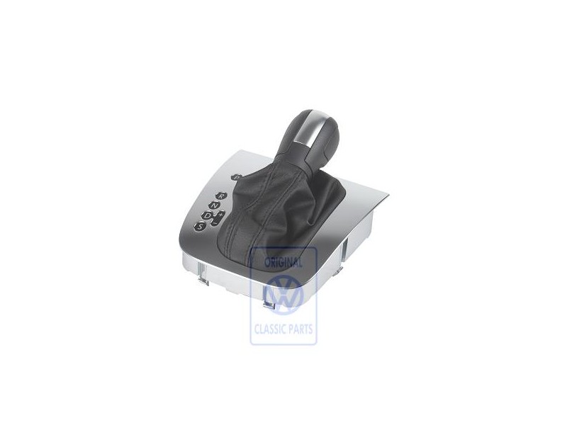 VW Original Cache De Commande Des Vitesses Noir Satin/Aluminium - 5K1713203A OKM