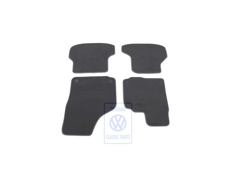 VW Original 1 Serie Tapis Noir Titane/Gris Art - 5K7863011A BCW