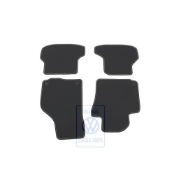 VW Original 1 Serie Tapis Noir Titane/Beige Poivre - 5K7863011B VIR