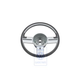 VW Original Volant De Direction Sport Noir Satin/Chrome - 6E0419091A JMG