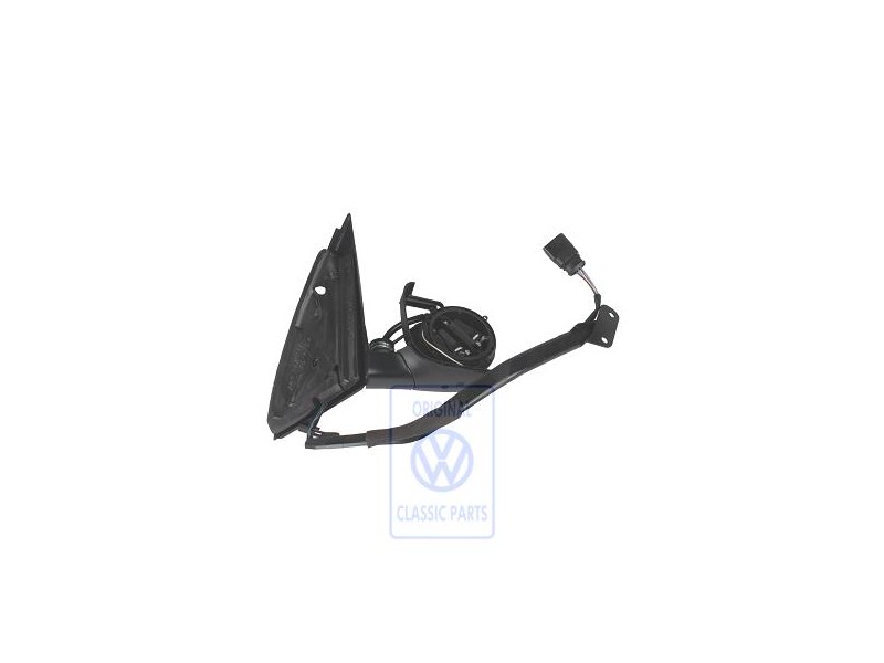 VW Original Coque Retroviseur Exterieur Noir Satine - 6E1857508D 01C