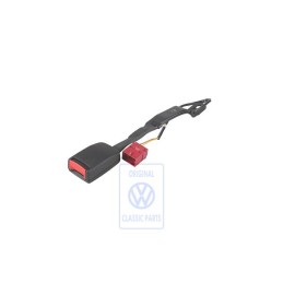 VW Original Boitier De Verrouillage Noir Satin/Rouge Feu - 6E2857756 FCN
