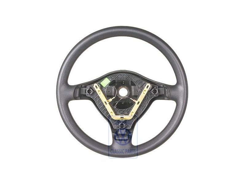 VW Original Volant De Direction Noir Satine - 6K0419091AD01C