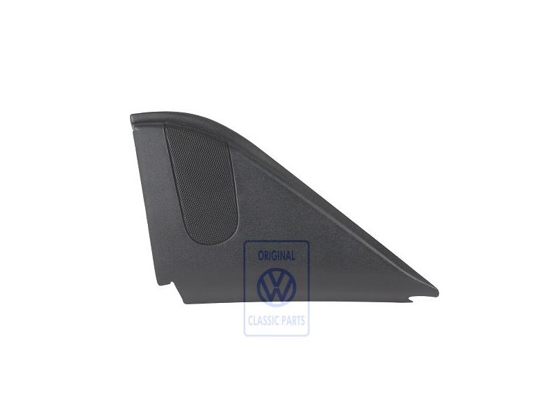 VW Original Ecran De Haut-Parleur Noir Satine - 6K0837974B 01C