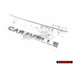 VW Original CARAVELLE Arrière Embleme Monogramme Logo Chrome - 7H9853687 739