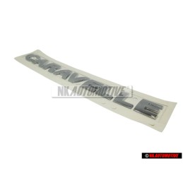 VW Original CARAVELLE Arrière Embleme Monogramme Logo Chrome - 7H9853687 739
