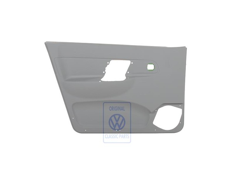 VW Original Revetement Porte (Simili-Cuir) Gris Flanelle - 6K4867011CE8TE