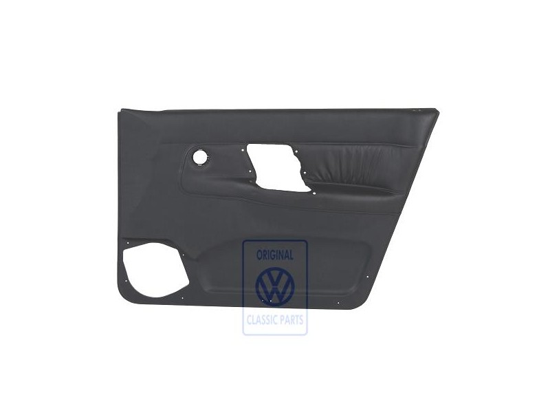 VW Original Revetement De Porte (Cuir) Noir - 6K4867012CPEGX