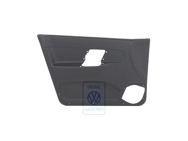 VW Original Revetement Porte (Simili-Cuir) Noir - 6K4867012F E95