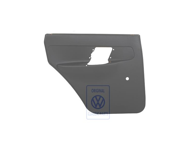 VW Original Revetement Porte (Simili-Cuir) Mistral (Gris) - 6K4867211E T35