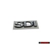 VW Original SDI Arrière Embleme Monogramme Logo Chrome - 6K5853691C Z10