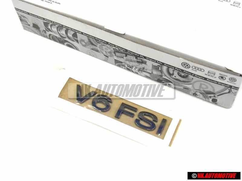VW Original V6 FSI Arrière Embleme Monogramme Logo Chrome - 3C0853675AAL85