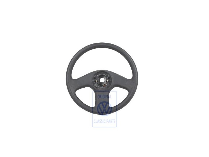 VW Original Volant De Direction Noir Satine - 6N0419091F 01C