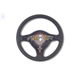 VW Original Volant De Direction (Cuir) Noir/Orbitblue - 6N0419091L HCC