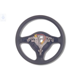 VW Original Volant De Direction (Cuir) Noir/Vert - 6N0419091L KNJ