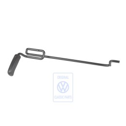 VW Original Levier P.Regl. Longi. Du Siege Noir Satine - 6N0881232 01C