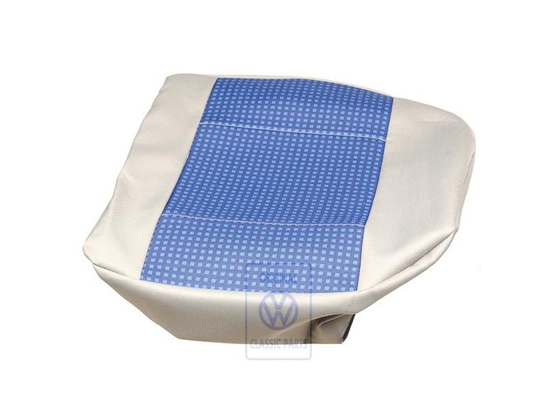 VW Original Garniture De Siege (Tissu) Bleu/Gris Flanelle - 6N0885405BLHDJ