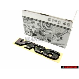 VW Original VR6 Arrière Embleme Monogramme Logo Chrome - 7D0853675 Z10