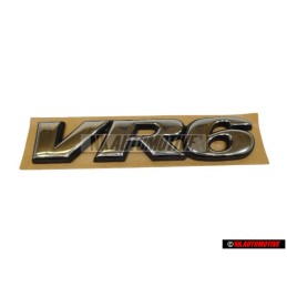 VW Original VR6 Arrière Embleme Monogramme Logo Chrome - 7D0853675 Z10