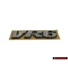 VW Original VR6 Arrière Embleme Monogramme Logo Chrome - 7D0853675 Z10