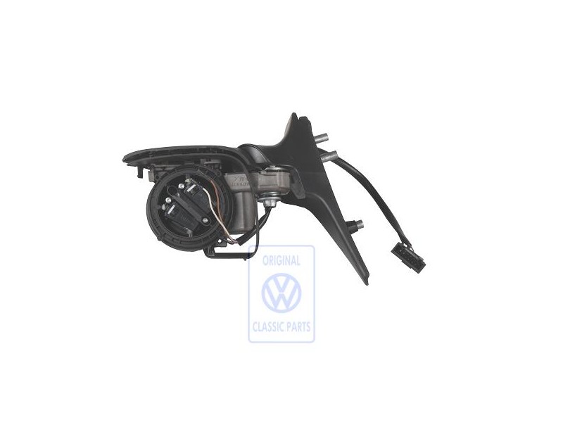 VW Original Coque Retroviseur Exterieur Noir Satine - 6N2857508J 01C