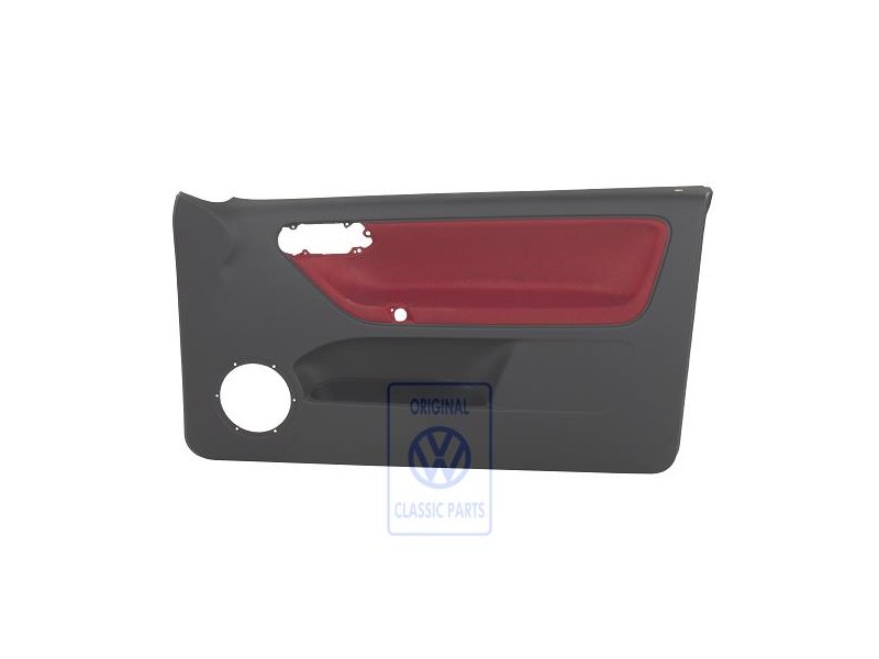 VW Original Garniture De Porte (Tissu) Rouge Flash/Off-Black - 6N3867012CNHLX