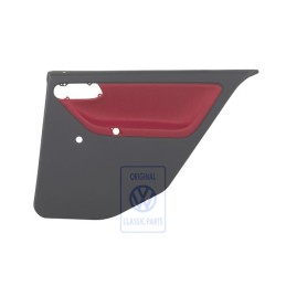 VW Original Garniture De Porte (Tissu) Rouge Flash/Off-Black - 6N4867212AEHLX