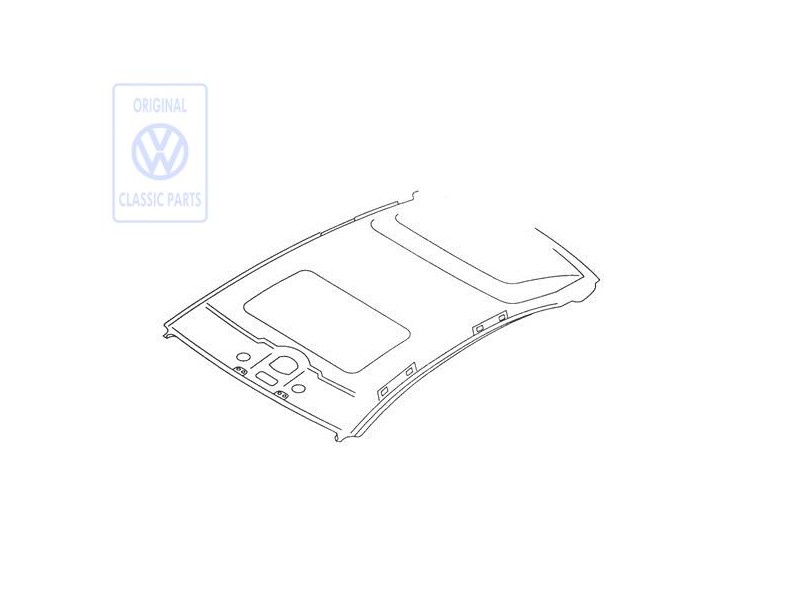 VW Original Ciel Premoule Gris Perle - 6N4867501A X09