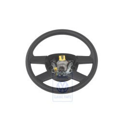 VW Original Volant De Direction Noir Satine - 6Q0419091L 01C