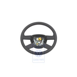 VW Original Volant De Direction (Cuir) Noir/Rouge - 6Q0419091M HYL
