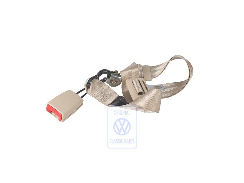 VW Original Ceinture Ventrale Et Fixation De Ceinture Cream - 6Q0857487B HZP
