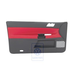VW Original Revetement De Porte (Cuir) Rouge Flash/Anthracite - 6Q3867011FEQMU