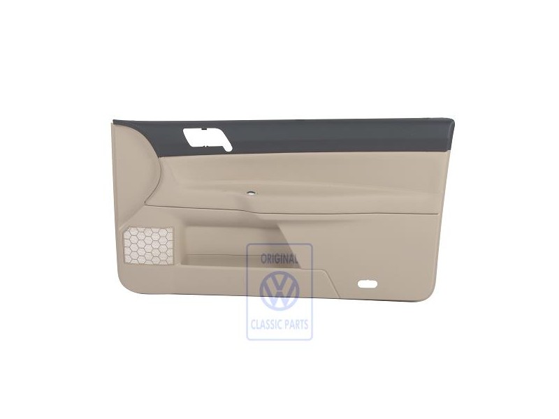 VW Original Revetement Porte (Simili-Cuir) Anthracite/Cream - 6Q3867012EMQMS