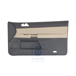 VW Original Revetement Porte (Simili-Cuir) Anthracite/Cream - 6Q3867012ENQMS