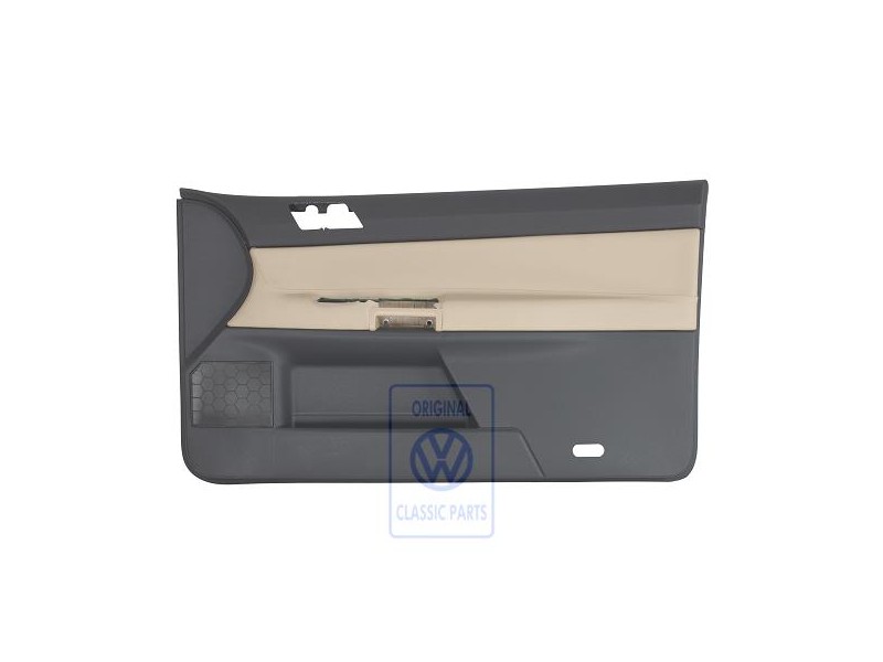 VW Original Revetement Porte (Simili-Cuir) Anthracite/Cream - 6Q3867012ENQMS