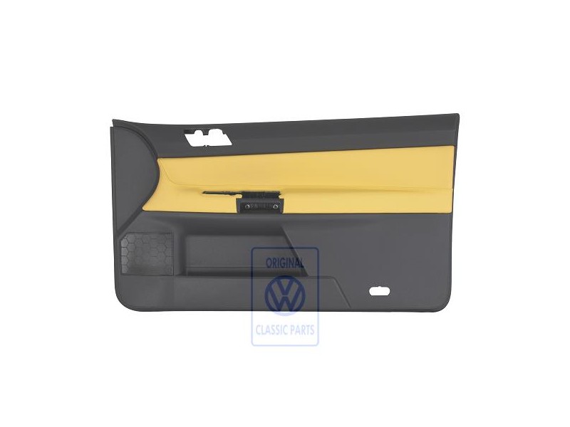 VW Original Revetement De Porte (Cuir) Rouge Flash/Anthracite - 6Q3867012ERQMU