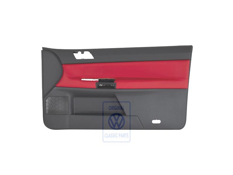 VW Original Revetement De Porte (Cuir) Jaune/Anthracite - 6Q3867012ERQMV