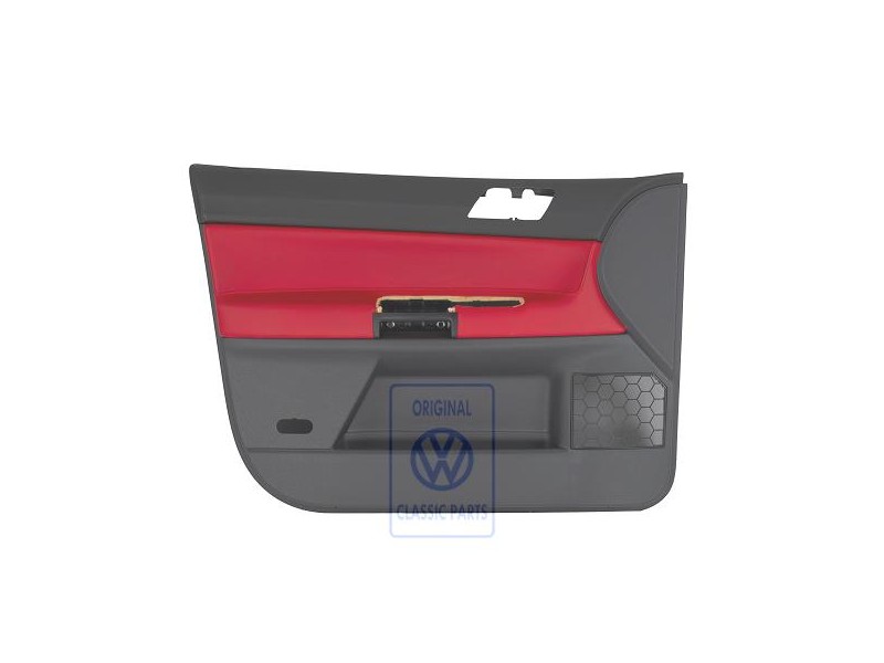 VW Original Revetement De Porte (Cuir) Jaune/Anthracite - 6Q4867011HKQMV
