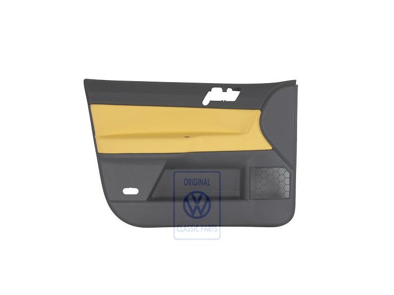 VW Original Revetement De Porte (Cuir) Jaune/Anthracite - 6Q4867011HMQMV